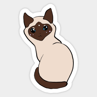 Shelter Cats - Siamese Sticker